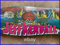 Santa Cruz Skateboards Jeff Kendall PUMPKIN POWERPLY BLUE Reissue NOS