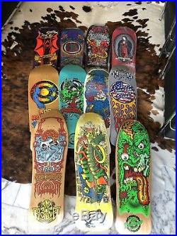 Santa Cruz Skateboards Lot NOS 30 Year Reissue Thirty Fcking Years 11 Decks