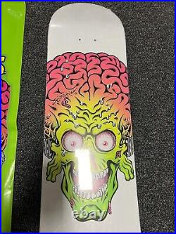 Santa Cruz Skateboards Mars Attacks Topps Glow In The Dark