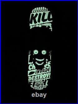 Santa Cruz Skateboards Mars Attacks Topps Glow In The Dark