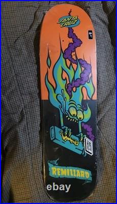 Santa Cruz Skateboards Remillard Lit AF Skateboard Signed