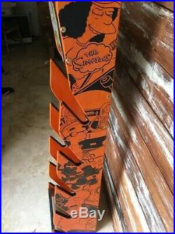 Santa Cruz Skateboards SIMPSONS-Display Rack Deck Holder! Rare