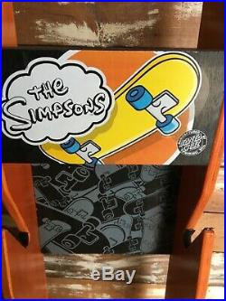 Santa Cruz Skateboards SIMPSONS-Display Rack Deck Holder! Rare