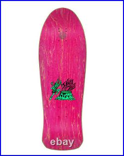 Santa Cruz Skateboards Salba Tiger Reissue Deck 10.3in X 31.1in, Wood/RawithPink