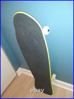 Santa Cruz Slasher Reissue Skateboard Deck Yellow Dip