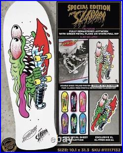 Santa Cruz Slasher Special Edition Skateboard Deck 50th 50 Fifty Years Signed