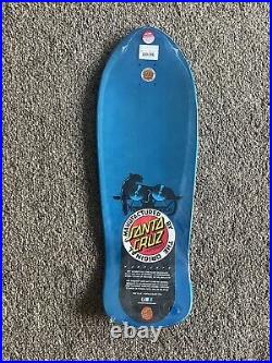 Santa Cruz Sma Natas Kaupas Panther 3 Blue Pearl Reissue Skateboard Deck