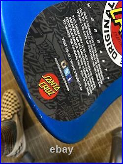 Santa Cruz Sma Natas Kaupas Panther 3 Reissue Skateboard Deck Rare Blue