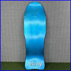 Santa Cruz Special Edition Fish Reissue 10 Shaped Skateboard Deck Aqua Blue