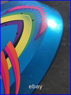 Santa Cruz Special Edition Fish Reissue Skateboard Deck 10.14 x 30.29 Metallic