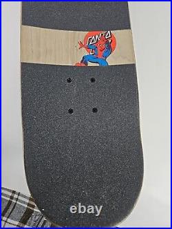 Santa Cruz Spider Man Screaming Hand Skateboard Deck Marvel Complete Deck 30th