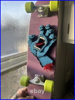 Santa Cruz Stake Board Deck Art Screaming Hand
