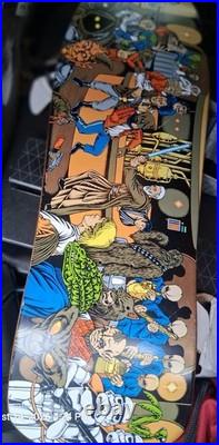 Santa Cruz Star Wars Cantina Scene Skateboard Deck Excellent Scratches Free Ship