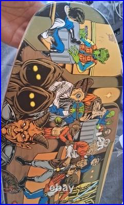 Santa Cruz Star Wars Cantina Scene Skateboard Deck Excellent Scratches Free Ship