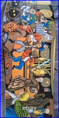 Santa Cruz Star Wars Cantina Scene Skateboard Deck Excellent Scratches Free Ship