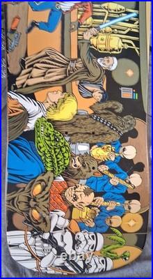 Santa Cruz Star Wars Cantina Scene Skateboard Deck Excellent Scratches Free Ship