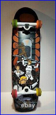 Santa Cruz Star Wars Complete Skateboard. Trash Compactor Scene. Used