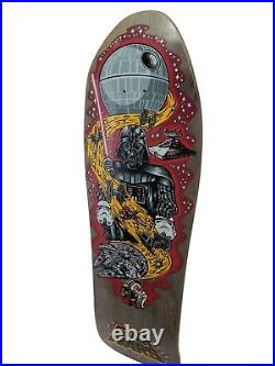 Santa Cruz Star Wars Darth Vader Neptune Black Skateboard Deck