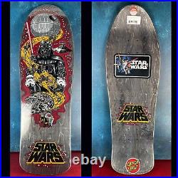 Santa Cruz Star Wars Darth Vader Neptune Black Skateboard Deck 2015 Sealed