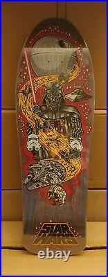 Santa Cruz Star Wars Darth Vader Neptune Black Skateboard Deck Jason Jesse New