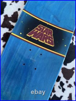 Santa Cruz Star Wars Limited Boba Fett Skateboard Deck Blue Stain Graphic
