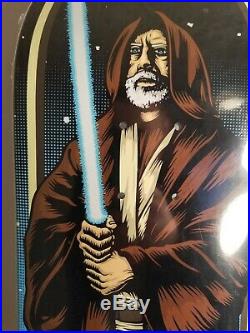 Santa Cruz Star Wars Obi-Wan-Kenobi Skateboard 32 x8.5 New in plastic
