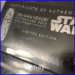 Santa Cruz Star Wars Obi-Wan Kenobi Skateboard Deck Limited Numbered #1444