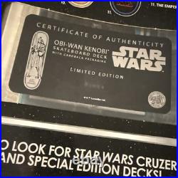 Santa Cruz Star Wars Obi-Wan Kenobi Skateboard Deck Limited Numbered #1444