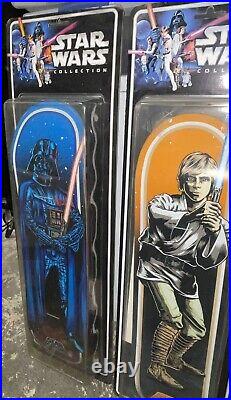Santa Cruz Star Wars Skateboards Darth Vader & Luke Skywalker Decks With COA Lot