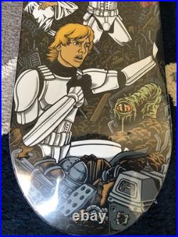 Santa Cruz Star Wars Trash Compactor Storm Trooper Skateboard Deck Unused