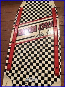Santa Cruz Steve Olson Checkerboard Skateboard Deck Reissue from 2008
