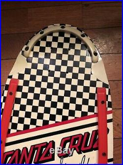 Santa Cruz Steve Olson Checkerboard Skateboard Deck Reissue from 2008