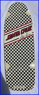 Santa Cruz Steve Olson Model Skateboard Deck Old School Square Edge in shrink