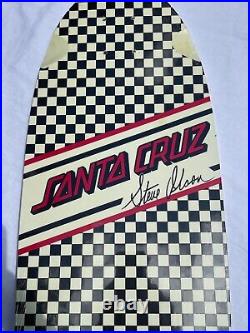 Santa Cruz Steve Olson Model Skateboard Deck Old School Square Edge in shrink