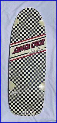 Santa Cruz Steve Olson Model Skateboard Deck Old School Square Edge in shrink