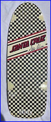 Santa Cruz Steve Olson Model Skateboard Deck Old School Square Edge in shrink