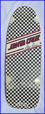 Santa Cruz Steve Olson Model Skateboard Deck Old School Square Edge in shrink