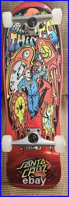 Santa Cruz Stranger Things Complete Skateboard Grabke Max Melting Clock 9.7x 29