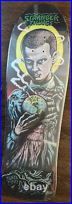 Santa Cruz Stranger Things Eleven Old School Kendall Atomic Man Skateboard Deck