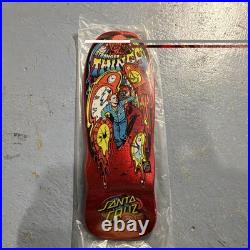 Santa Cruz Stranger Things Model Theme Skateboard Deck Red