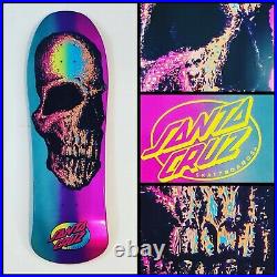 Santa Cruz Street Creep Natas Reissue Skateboard Deck 10.0 Candy Metallic
