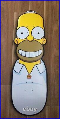 Santa Cruz The Simpsons Homer Head Cruiser Skateboard Deck 31.7 X 10.1 RARE