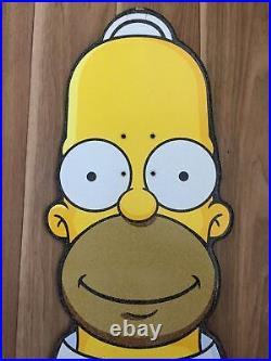 Santa Cruz The Simpsons Homer Head Cruiser Skateboard Deck 31.7 X 10.1 RARE