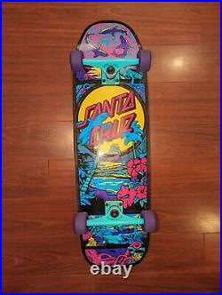 Santa Cruz Time Warp skateboard Great Condition Very Low Mileage Awesome Graphic