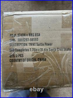 Santa Cruz Tmnt Turtle Power Skateboard Brand New In Wrapper