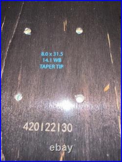 Santa Cruz Tom Asta Night Owl Power Ply Skateboard Deck Liberty Bell Tattoo