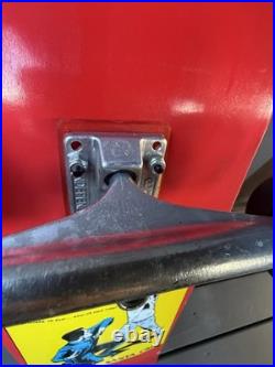 Santa Cruz Tom Knox Cop Beater Skateboard Deck Red Rare Complete