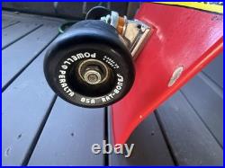 Santa Cruz Tom Knox Cop Beater Skateboard Deck Red Rare Complete