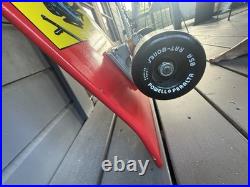 Santa Cruz Tom Knox Cop Beater Skateboard Deck Red Rare Complete