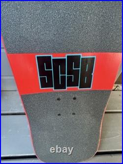 Santa Cruz Tom Knox Cop Beater Skateboard Deck Red Rare Complete